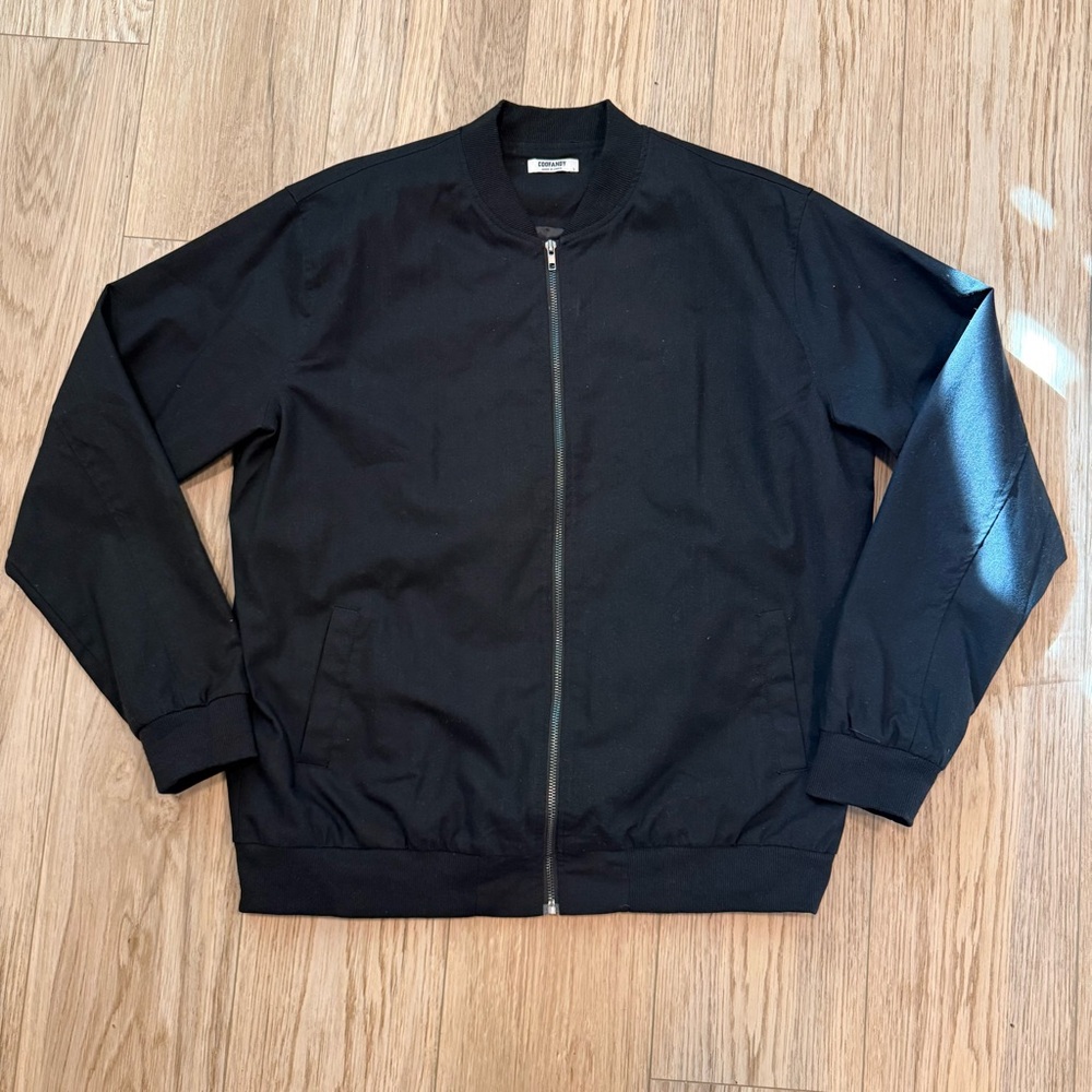 Men's Black Bomber Jacket